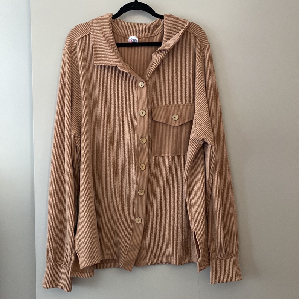Soft Brown Shacket